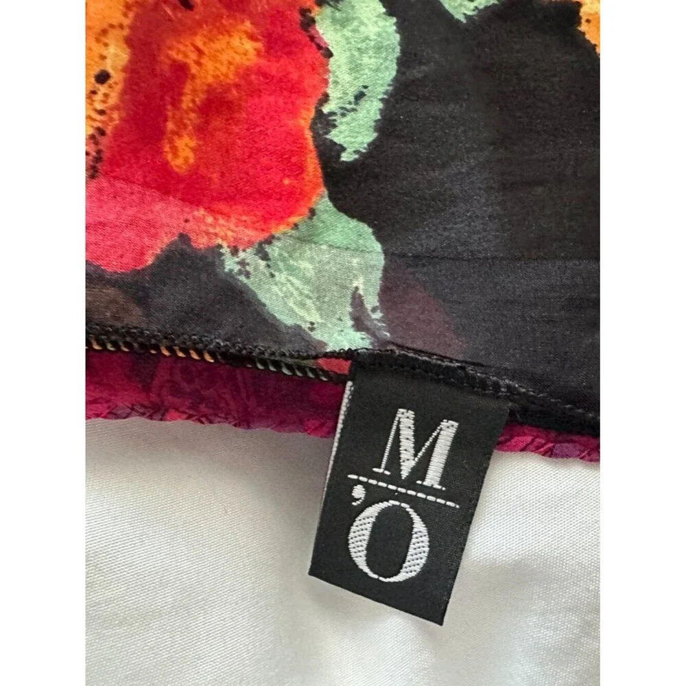 Vintage Christina & Musee d'Orsay Scarf Lot of 2 Floral Silk French Style